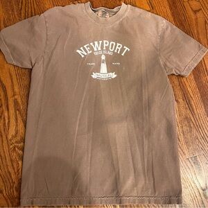 19. Comfort Colors Newport Brown Short Sleeve Tee